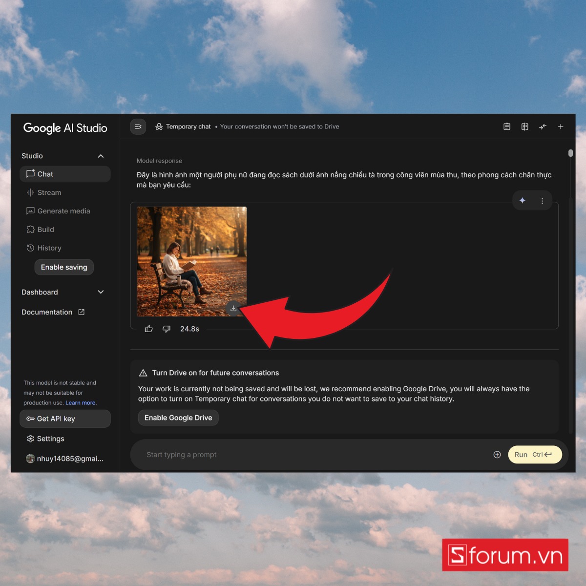 Hướng dẫn sử dụng Nano Banana chi tiết tạo ảnh từ văn bản bước 2